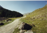 monte vers le Lac du Lauzanier