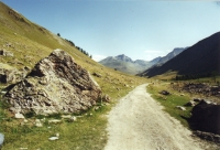 monte vers le Lac du Lauzanier